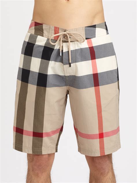 men's Burberry swim trunks